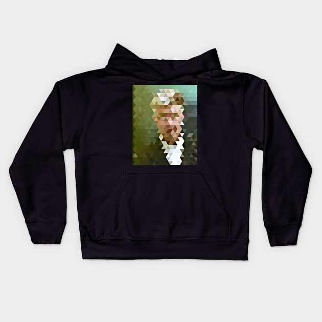 David Lynch Geometric Tribute Design Kids Hoodie by DankFutura